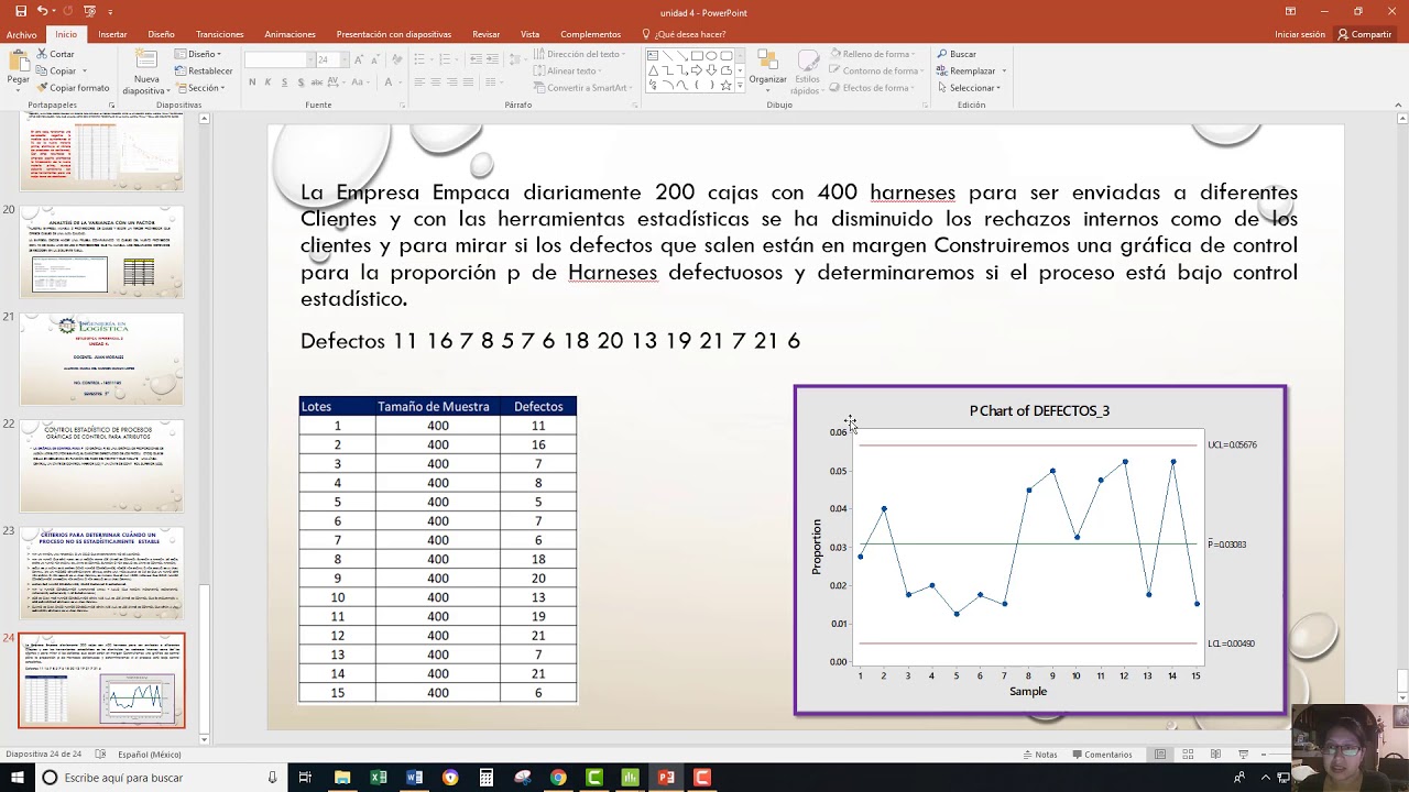 ejercicio de Control Estadísticos de Procesos - YouTube