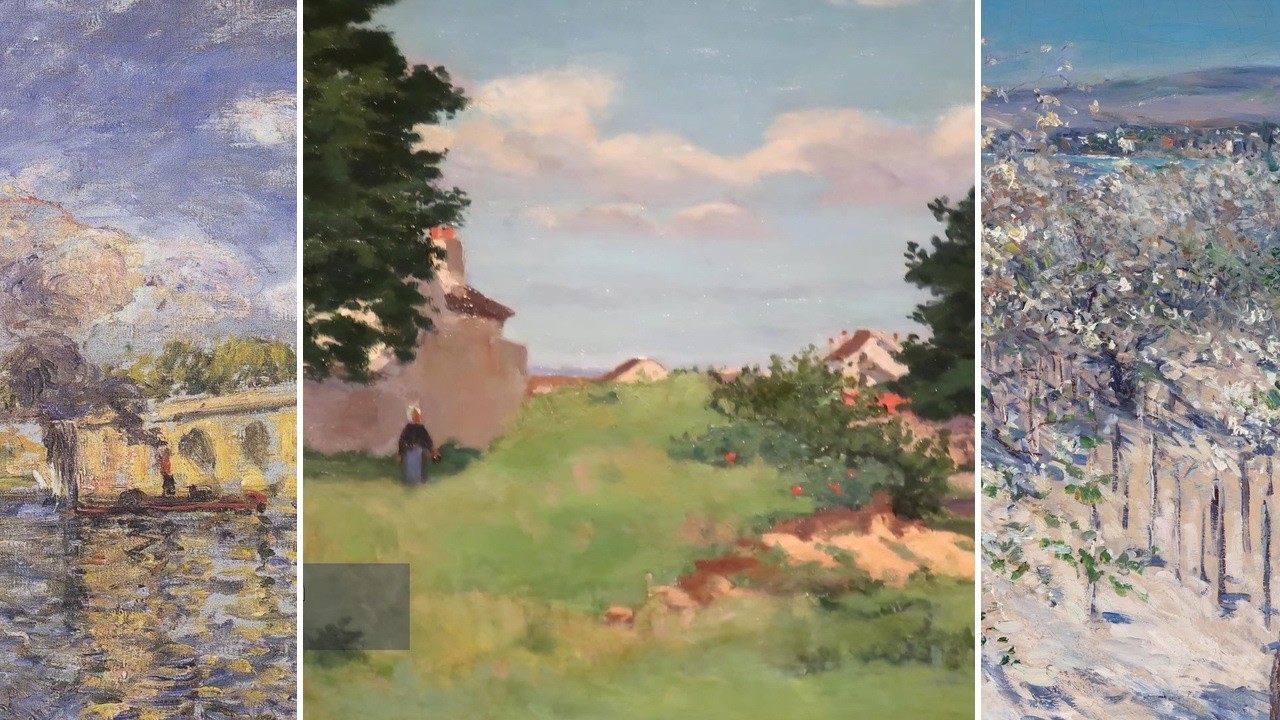 Impressionist Art TV — Silent Art Gallery · August 3 Morning | Landscape with Figures… & others