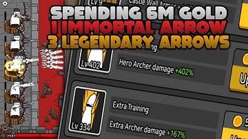 ARROW WAR (Tower Defense) Episode 10, LEVEL 450 Hero Training at WAVE 550 | Android/IOS GAMEPLAY