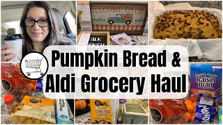 ALDI Grocery Haul | Pumpkin Bread Recipe | Fall Baking | Antique Shopping | Dollar Tree Plus Score