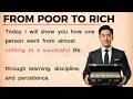 From Poor To Rich A Success Story || Learn English Through Stories