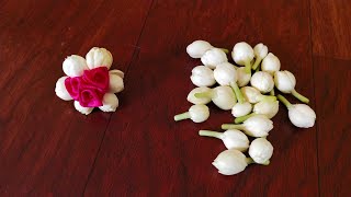 Jasmine artificial flower jadai Billai/Bridal veni making Jasmine artificial flower jadai Billai/Bridal veni making