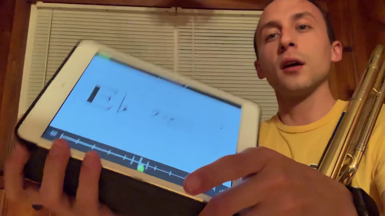 Trombone chromatic exercise and slide positions with Mr. Roth - YouTube
