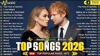 Ed Sheeran, Adele, Billie Eilish, Sia, Lady Gaga, Bruno Mars, Dua Lipa - Billboard Hot 100 This Week