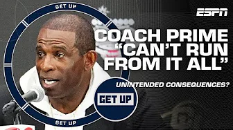 Deion Sanders publicly bans reporter from asking questions 👀 RIGHT or WRONG move? | Get Up thumbnail
