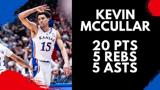 Kevin McCullar Highlights vs. Cincinnati | 1/22/24 | 20 Pts, 5 Rebs, 5 Asts