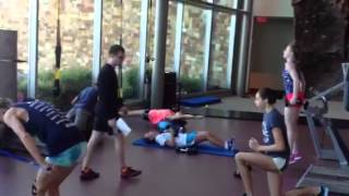 Functional multi-movement and swim-specific dryland exercises