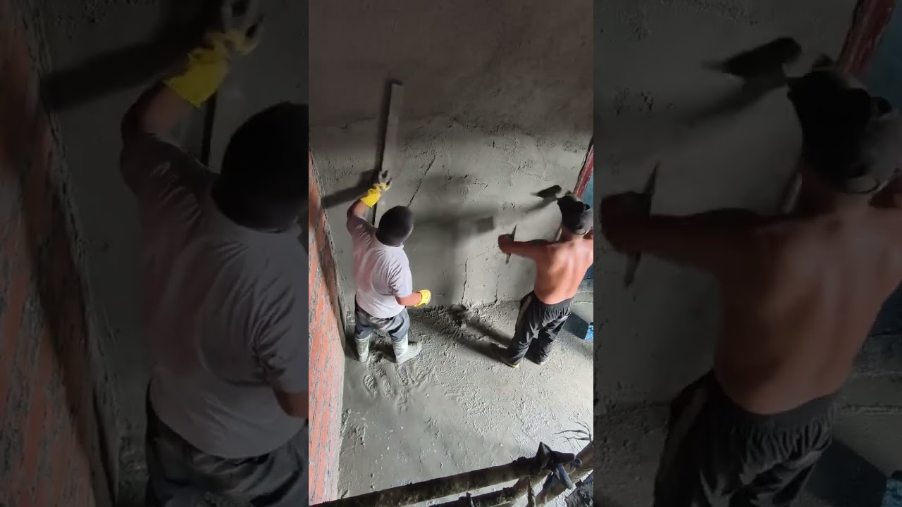 My rural life Home decoration Indoor plastering no matter how hard or tiring it is, you have to