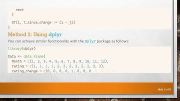 How to Calculate t_since_change in R using dplyr and data.table