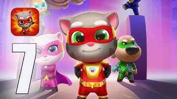 Talking Tom Hero Dash - Gameplay Walkthrough Part 7 - (iOS, Android)