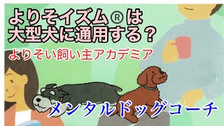 【犬 しつけ】「よりそイズム®」は大型犬にも通用する？