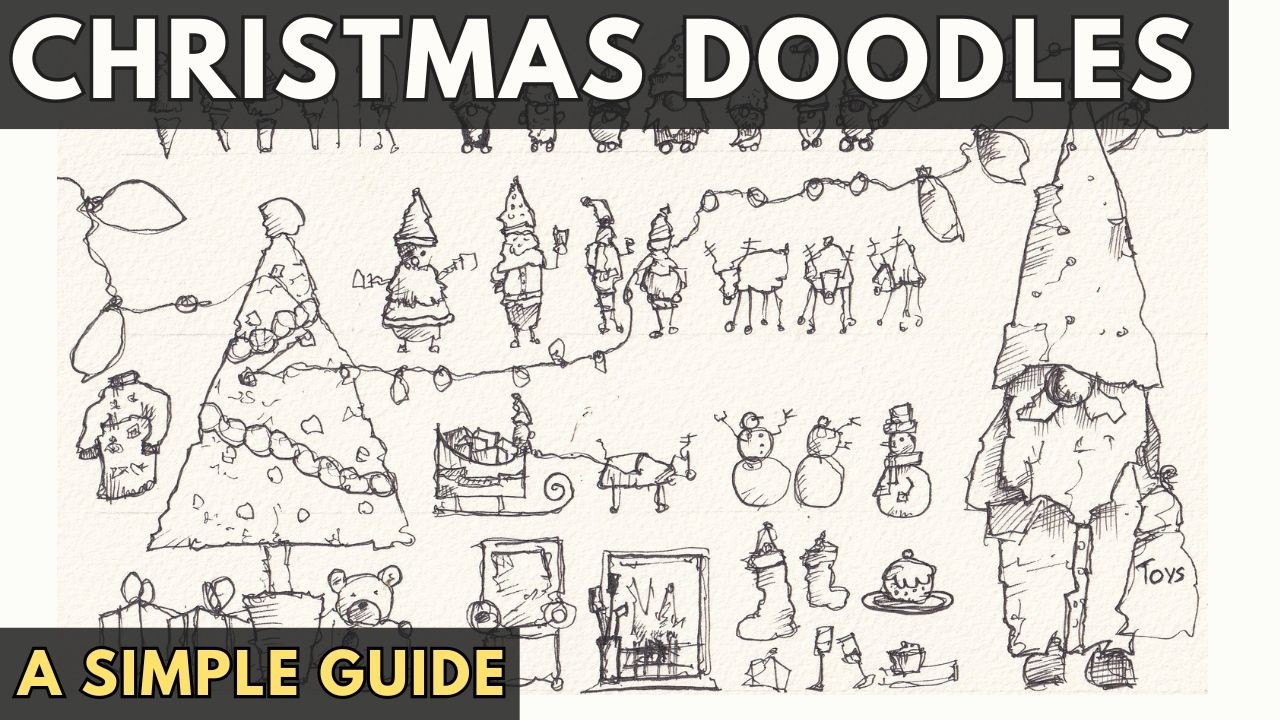 Christmas Doodles - Doodle With Me