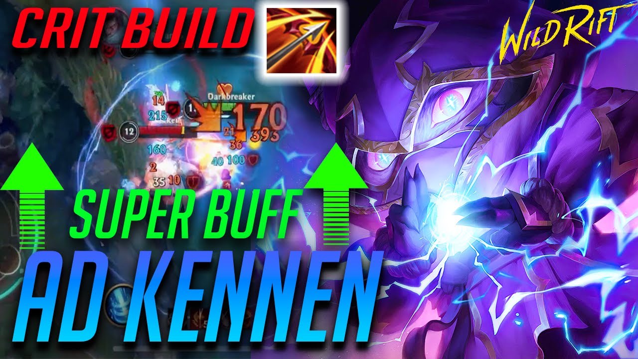 AD KENNEN WITH CRIT BUILD WILD RIFT PATCH 2.4B - THIS MIGHT BE OP XD -  YouTube
