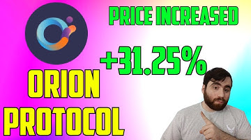 Orion Protocol CRYPTO PRICE UPDATE! Price pumped up +31.25% this week
