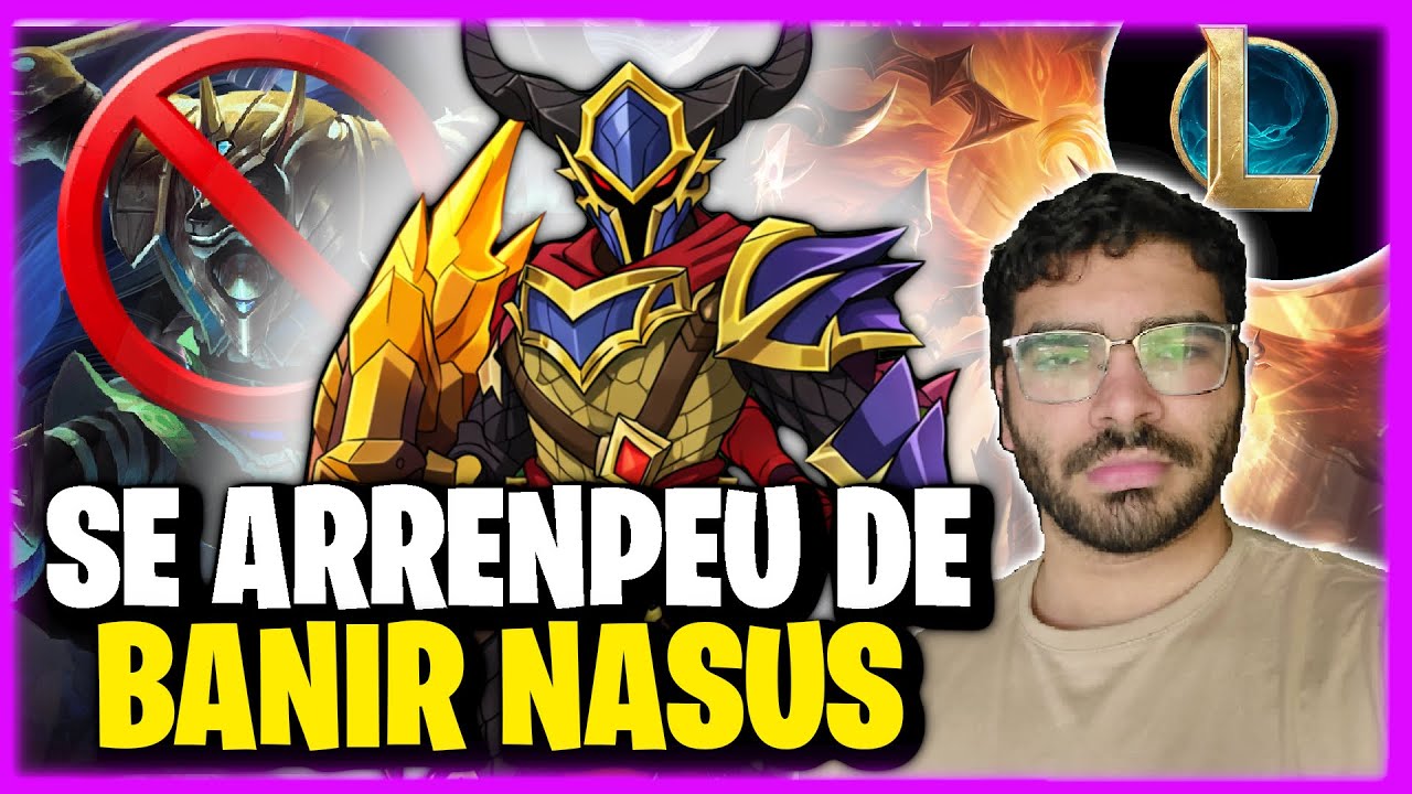 BANIU MEU NASUS, MAS NÃO SABIA O QUE ESTAVA POR VIR...| League of Legends | PANTHEON VS VLADIMIR