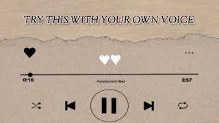 Try This With Your Own Voice Ve Kamleya Hasi No Vocals Sing Along With Lyrics On Screen