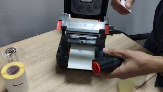 картинка: Тест печать Honeywell PC42t+