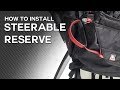 How to install the steerable reserve parachute