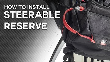 How to install the steerable reserve parachute