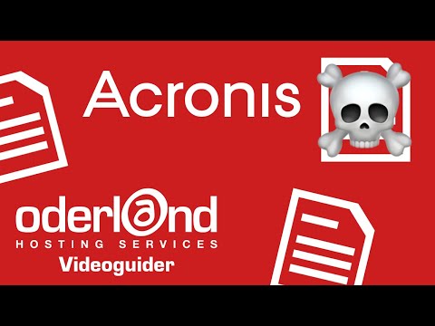 Hur använder jag Acronis backup?