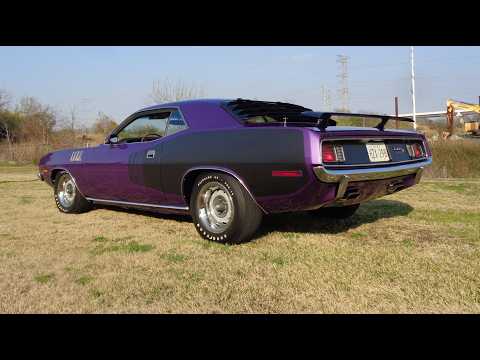 The Gift ! 1971 Plymouth Cuda 440 6 Barrel In Violet & Ride on My Car Story with Lou Costabile