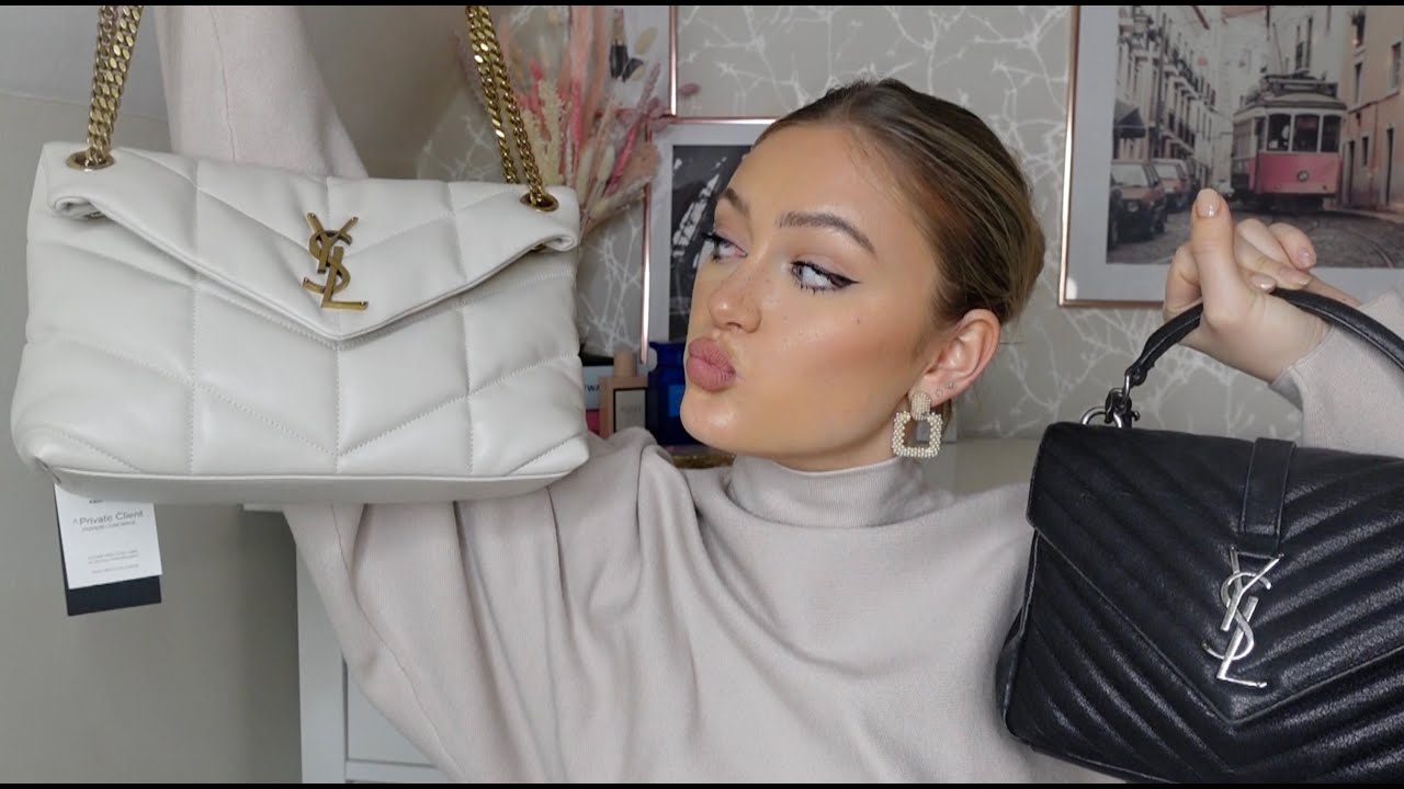 YSL UNBOXING *NEW LUXURY BAG*  COLLEGE vs. LOULOU? 