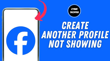 How To Fix Create Another Profile Not Showing In Facebook - Working Solution
