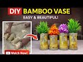 🌿 DIY Bamboo Vase | Easy & Beautiful Home Decor Idea#osmcraft