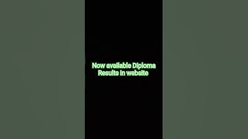 Diploma results website #karnataka.     given description box⬇️