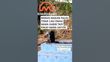 MODUS BARU MAKAM PALSU HABIB BA