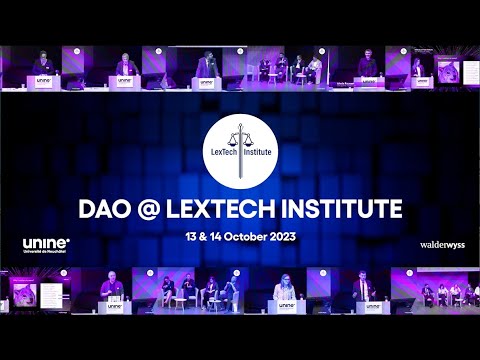 Lextech Events DAO @ LexTech Institute Conference Intro - YouTube