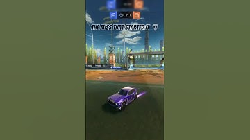When You Miss An Open Net 💀 #rl #rocketleague #shorts