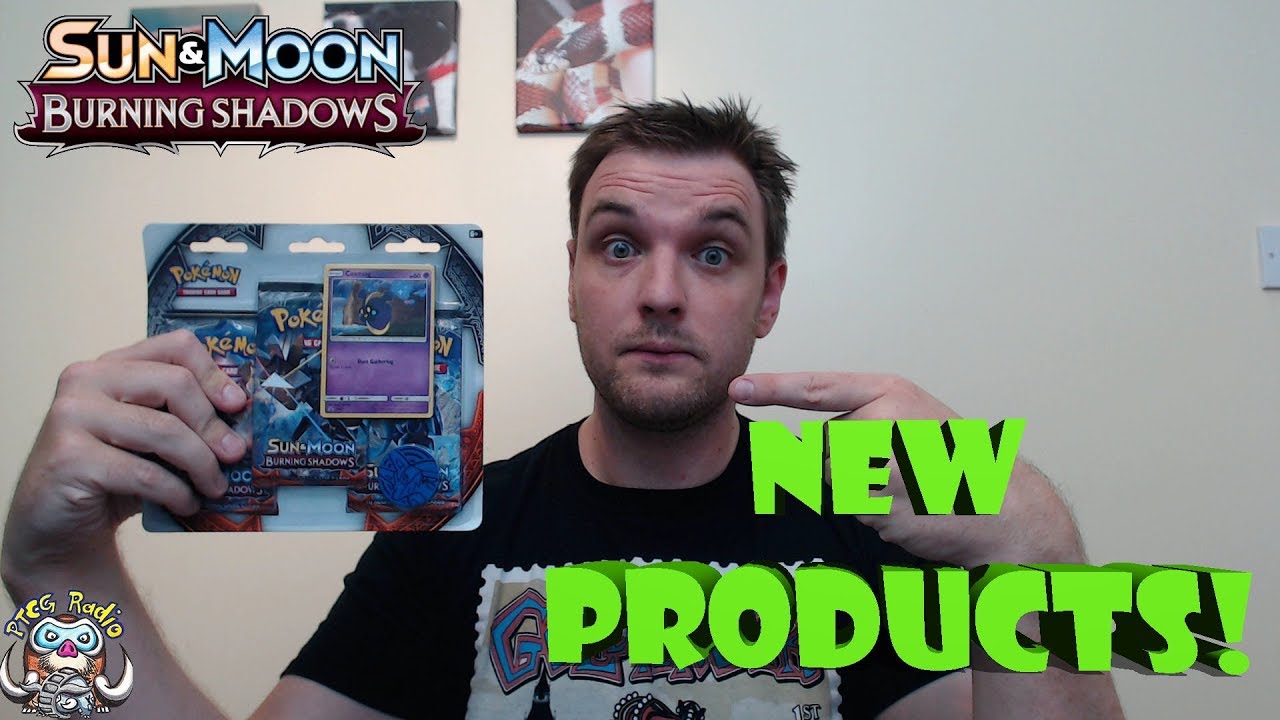 Brand New Pokémon Products Opening! Burning Shadows!