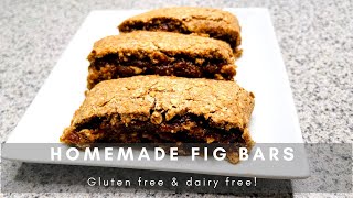 Homemade Fig Bars / Healthy and Delicious/ Gluten Free