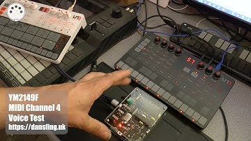 YM2149F dansfing MIDI Channel 4 Audio Test