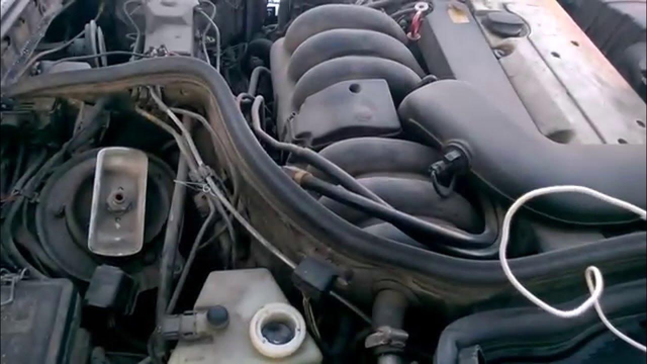 Как снять стартер на мерседес 124 W124 - как завести M104 минуя замок зажигания, КПП, сигналку.у) - YouTube