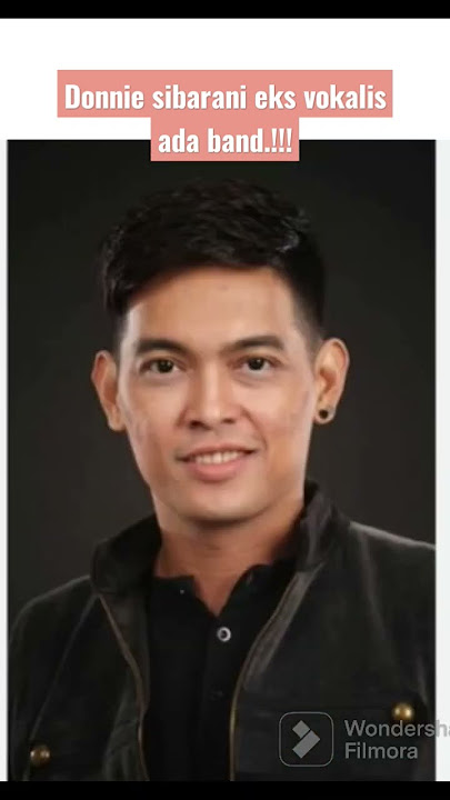 potret Donnie sibarani mantan vokalis ada band.||