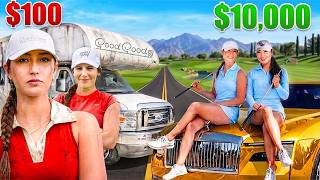 $100 vs $10,000 Golf Road Trip | Good Good Girls