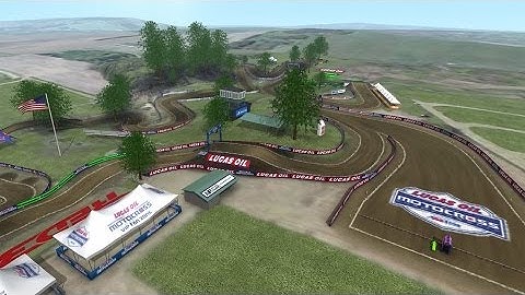 RedBud Motocross Animated Track Map