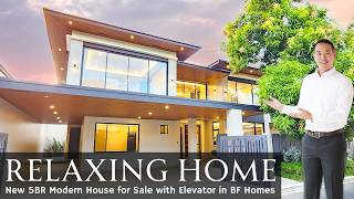 House Tour P109 · New BF HOMES 2 Level House with ELEVATOR · WELL-PLANNED 5BR House & Lot for Sale