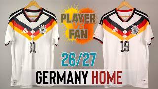 Germany Home Jersey 26/27 - Player Version Vs Fan Version