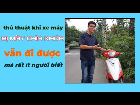 Video Thủ thuật khi bị mất chìa khóa xe máy ll nối tắt dây... - youtube