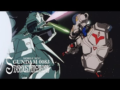 Mobile Suit Gundam 0083  STARDUST MEMORY GP01Fb vs GP02A   'Gato vs Kou'