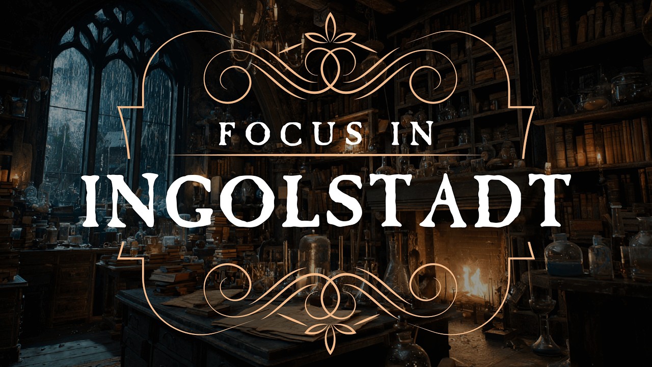 Focus In Ingolstadt ⛈️ Dark Academia Study Music | Frankenstein Ambient Mix (1+ Hour)