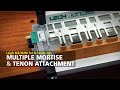 M2 multiple mortise  tenon attachment for leigh d series jigs