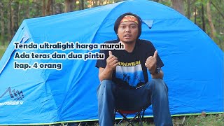 REVIEW TENDA BASIC ANTARES 4 || Tenda ringan dan nyeleneh pintu ada dua