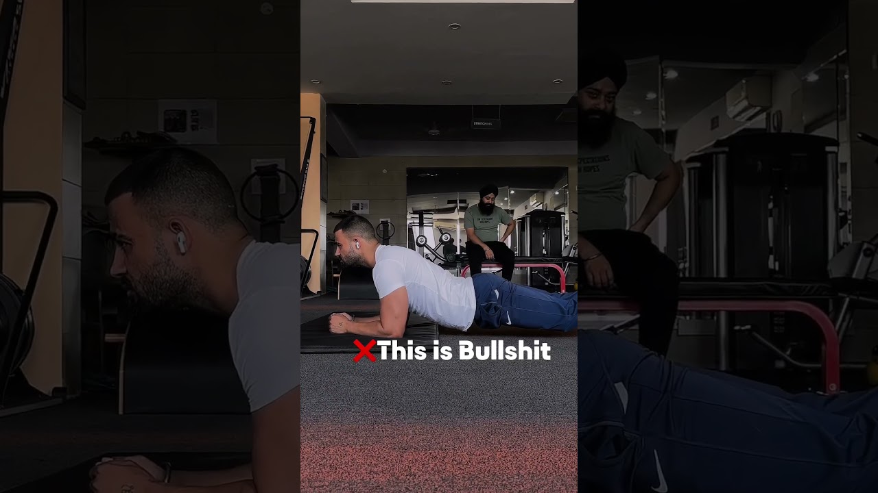 Bad form of planks can harm your lower back. 