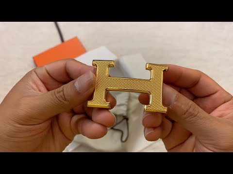 Video Đập hộp (unbox) thắt lưng (belt) Hermes mặt đinh... - youtube