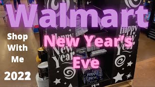 Walmart New Year’s Eve Decorations Party 2022 - shop with me