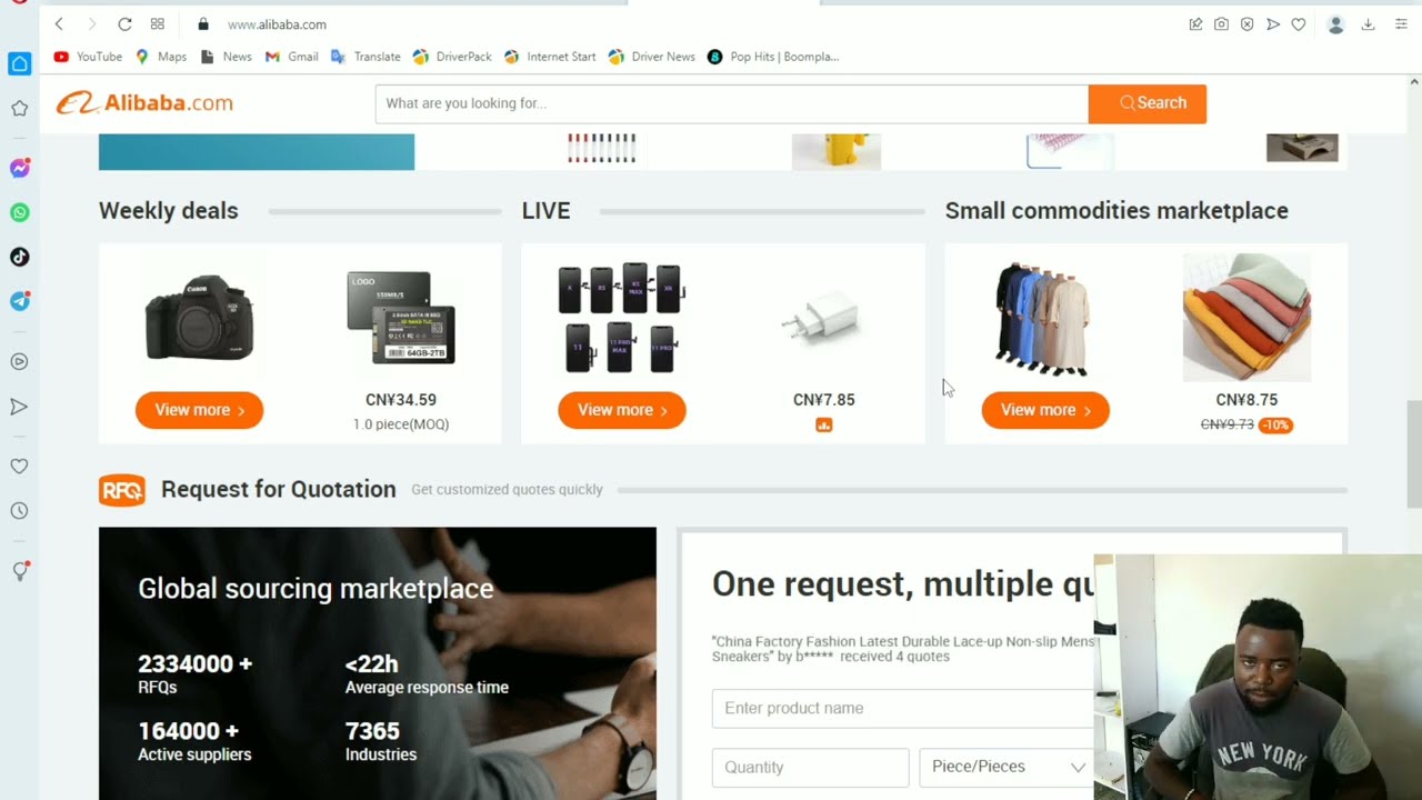 How to add your Address to Alibaba.